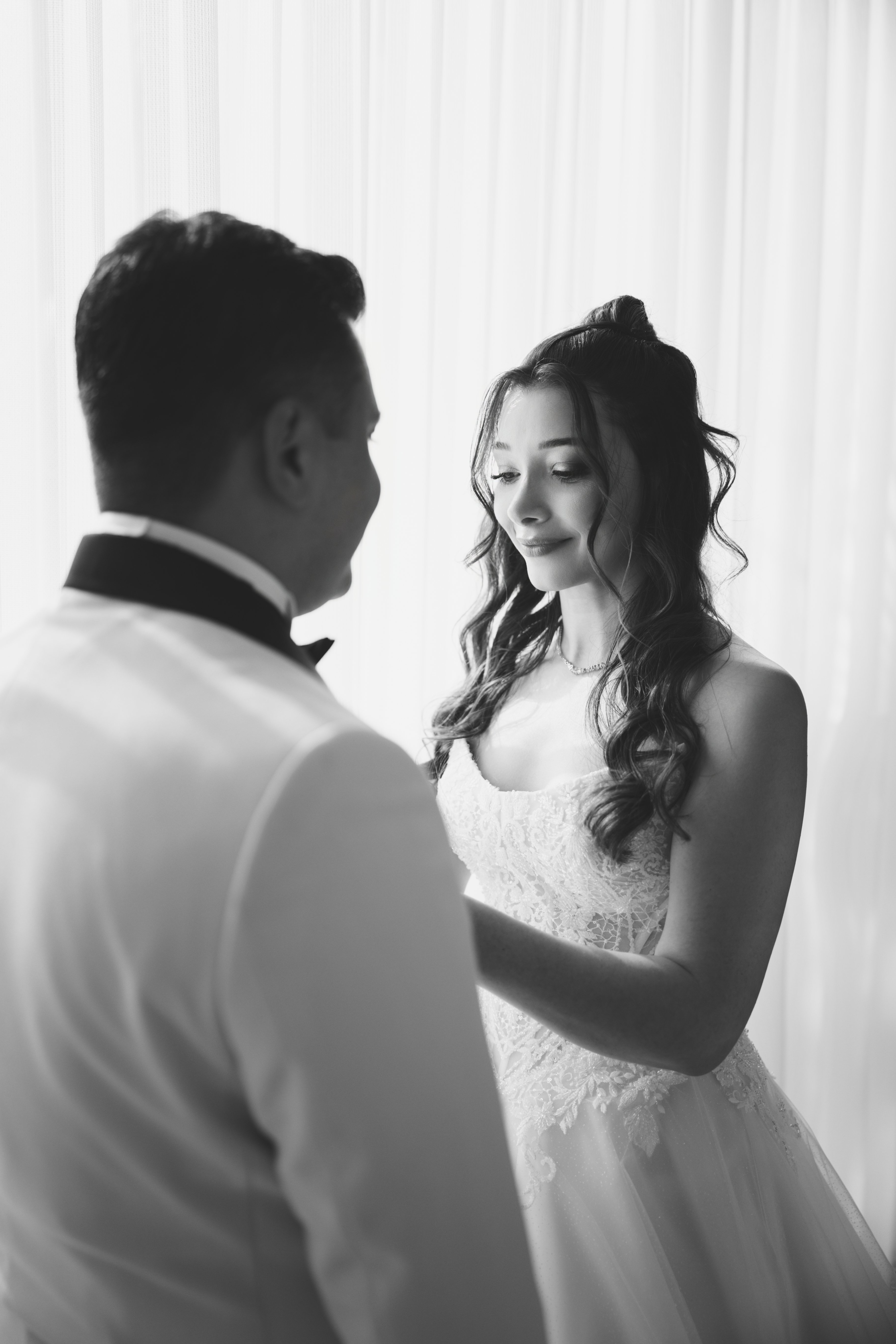Romantik gelin-damat portresi