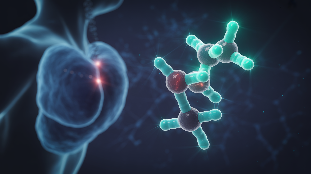 Molecular structure illustration of Thymosin Alpha-1