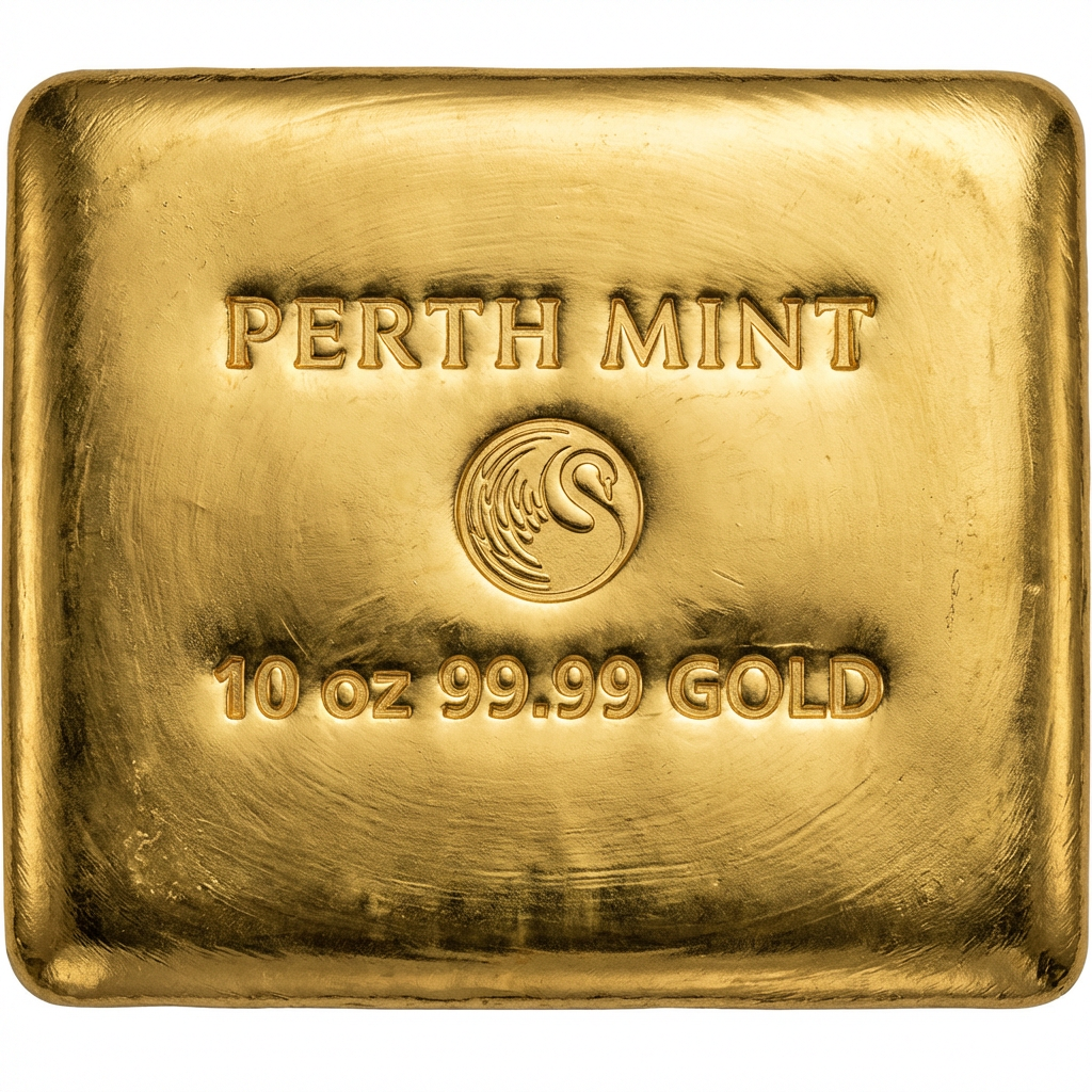 Perth Mint 10 Troy Ounce Gold Bar
