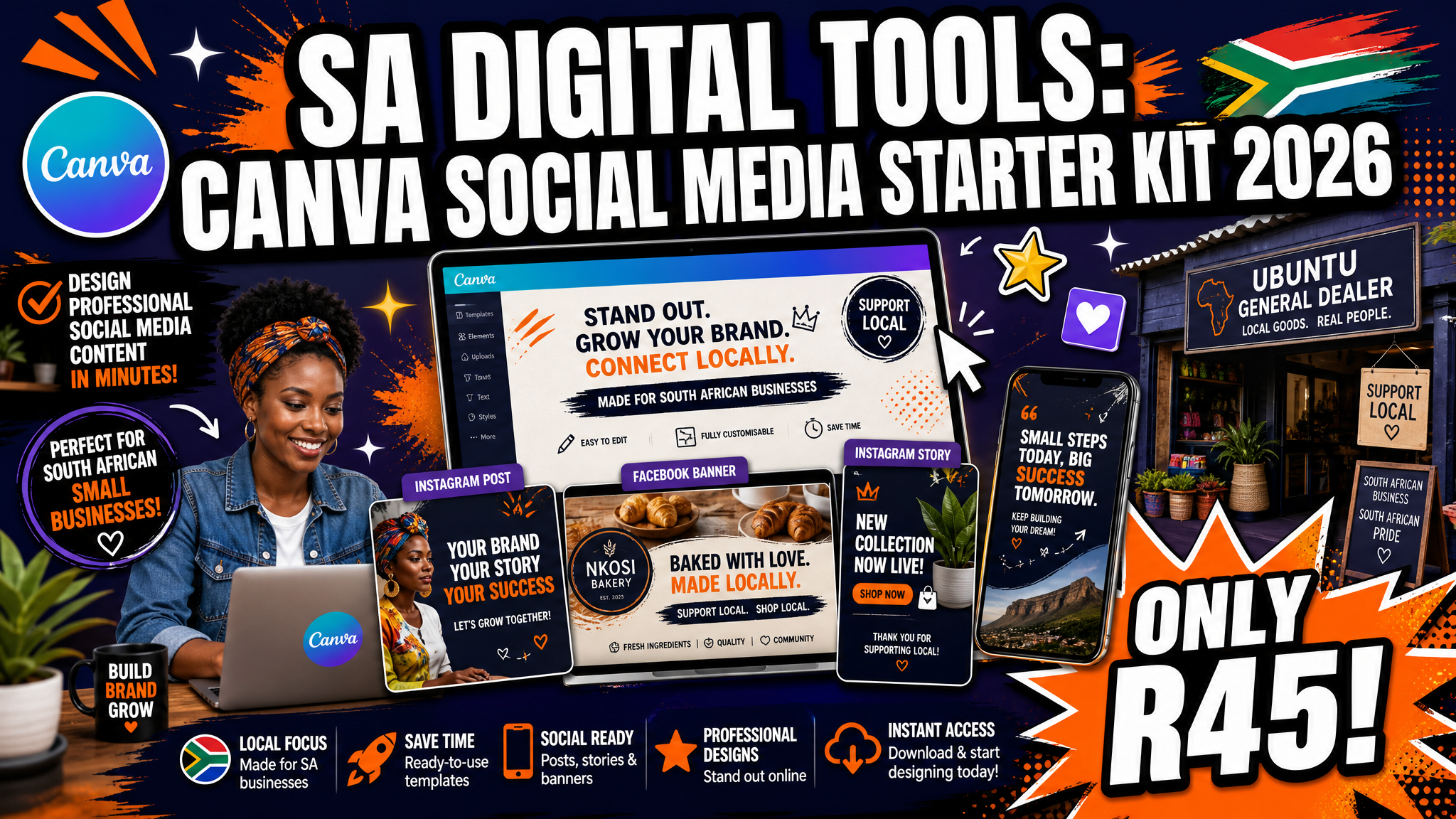 SA Digital Tools: Canva Social Media Starter Kit 2026