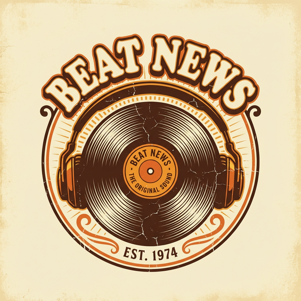 Beat News Retro Vinyl Design