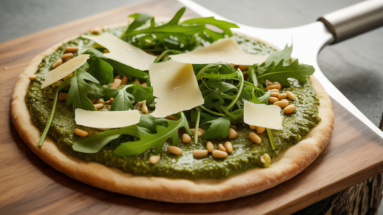 Pine Nut, Arugula & Pesto Pizza