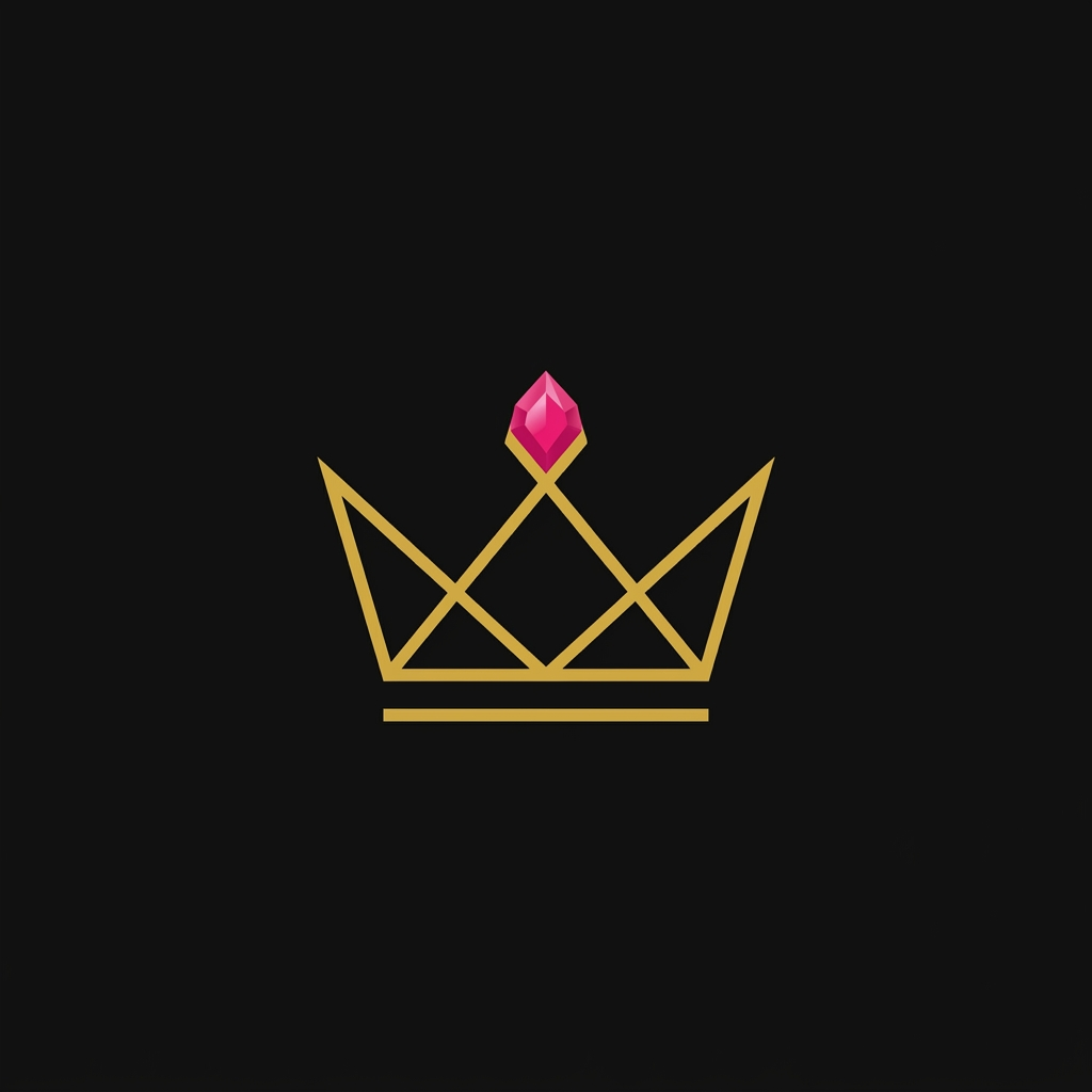 LyNea Bell logo concept - Crown Icon Mark