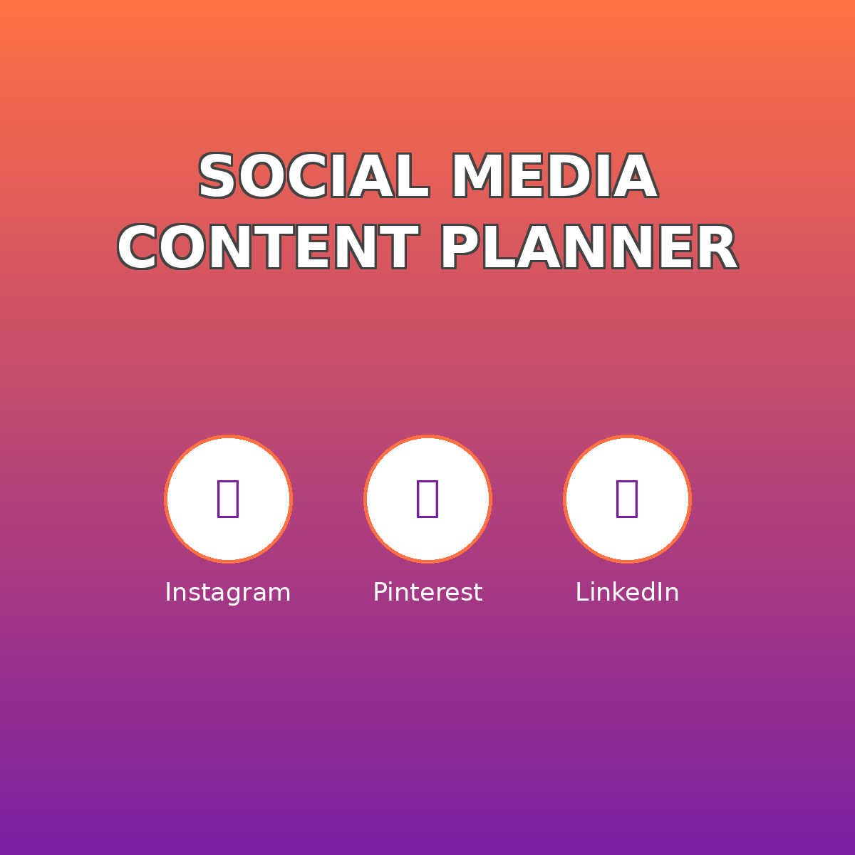 Social Media Content Planner for Designers