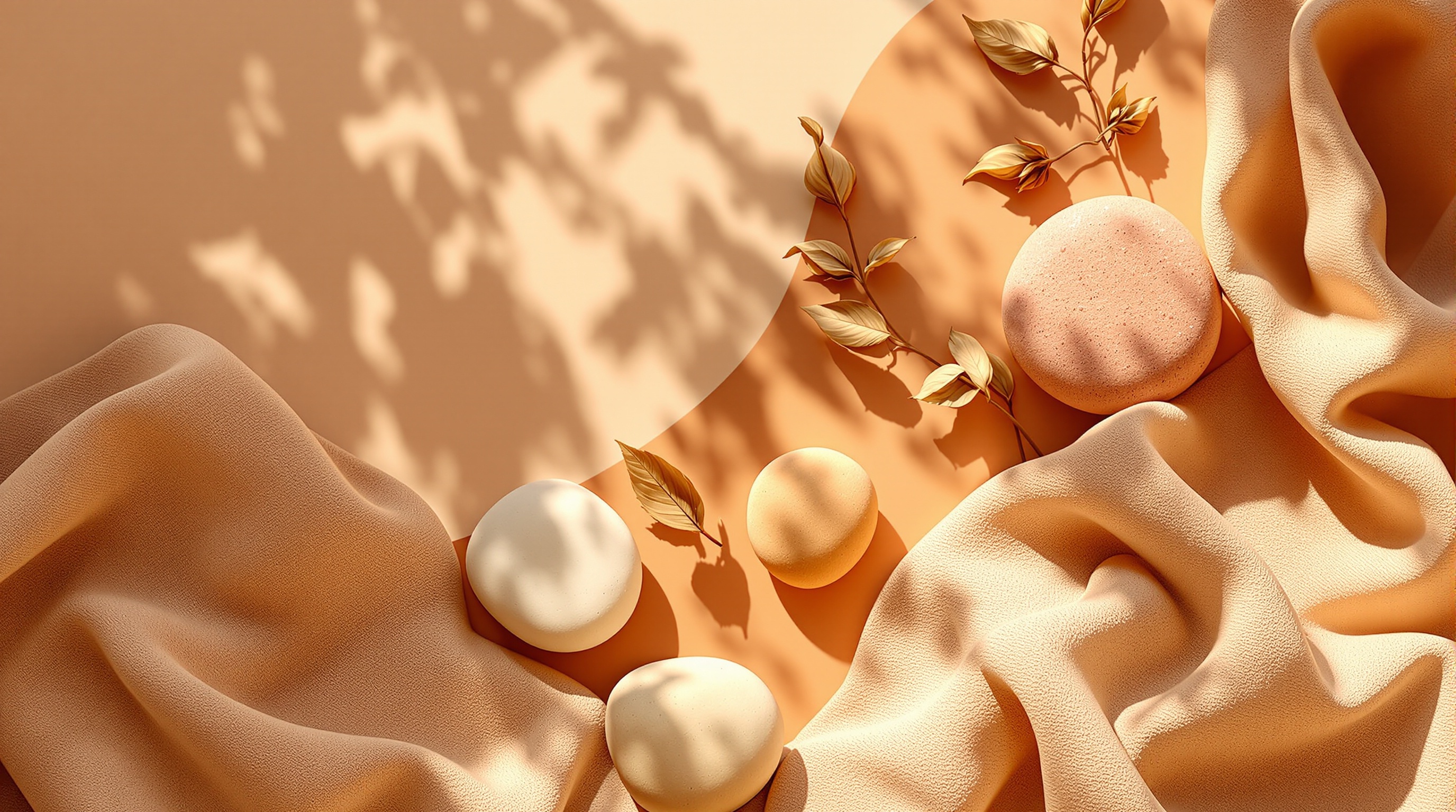 Elementos orgânicos representando conexão