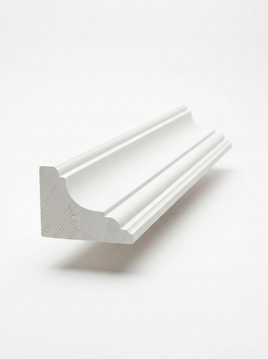 Primed Pine Crown Molding — 5-1/4 in.