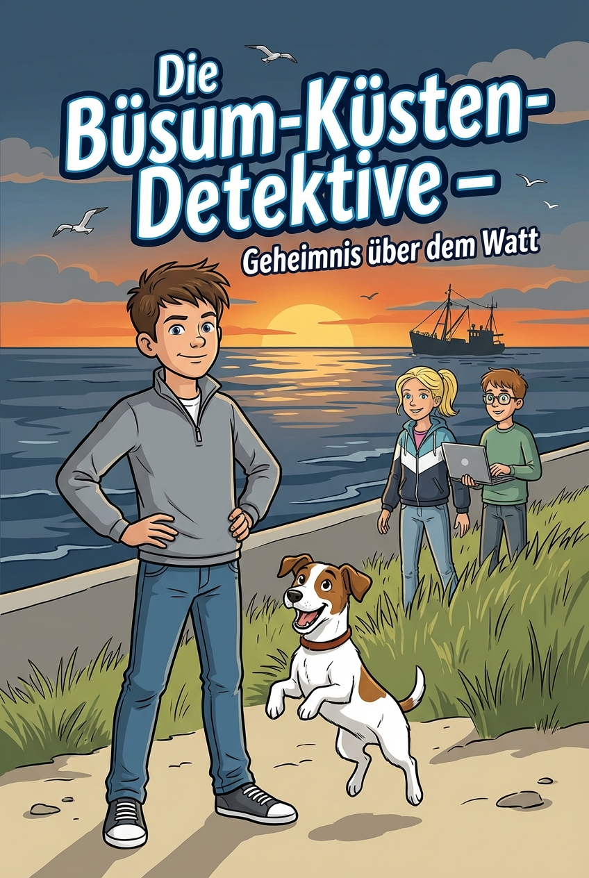 Die Büsum-Küsten-Detektive - Geheimnis über dem Watt Cover