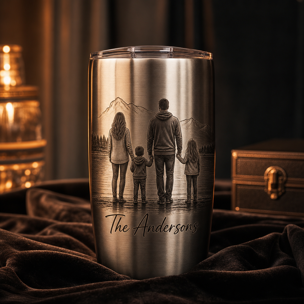 Family Portrait Tumbler