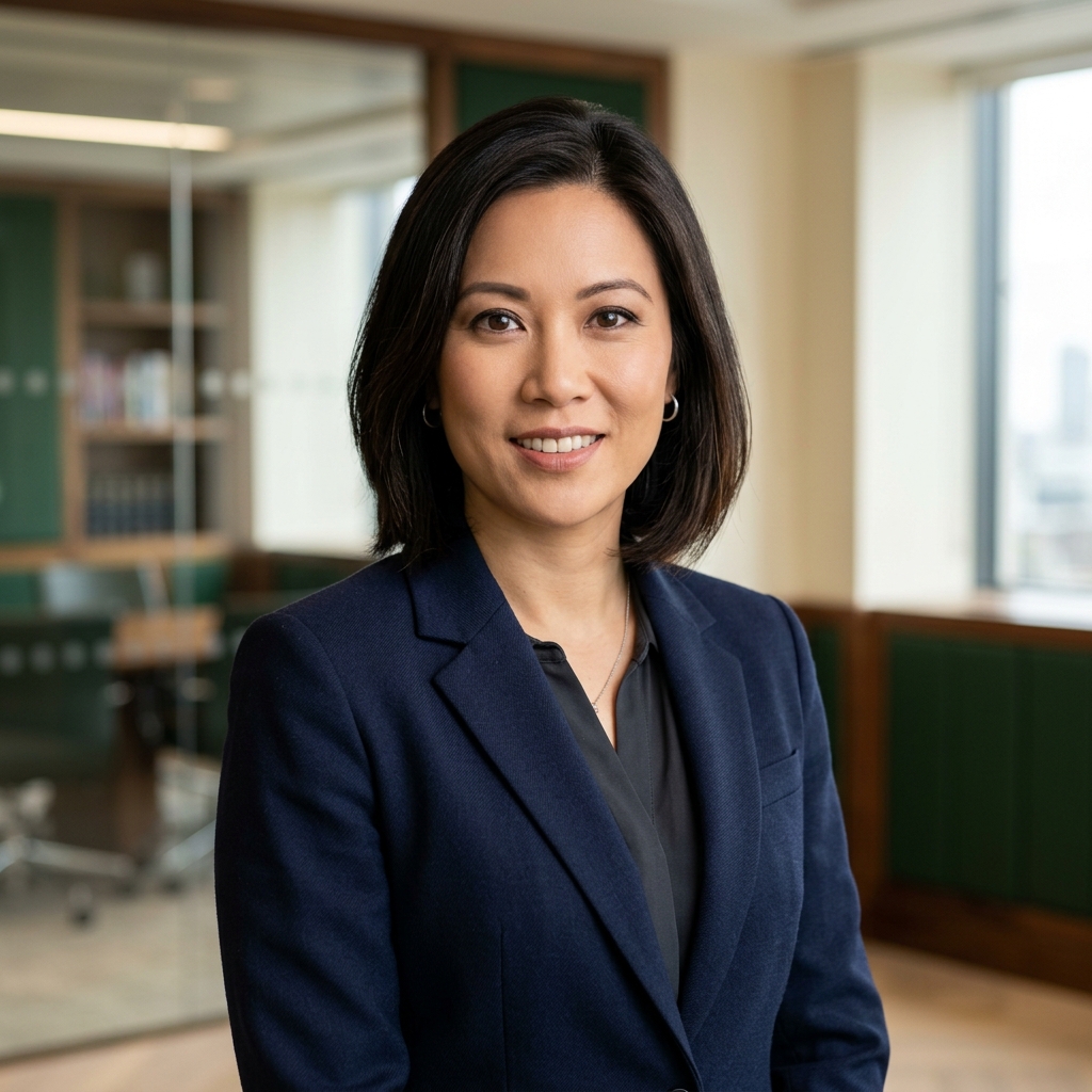 Portrait of Sophia Chen-Blackwood, Head of Cybersecurity