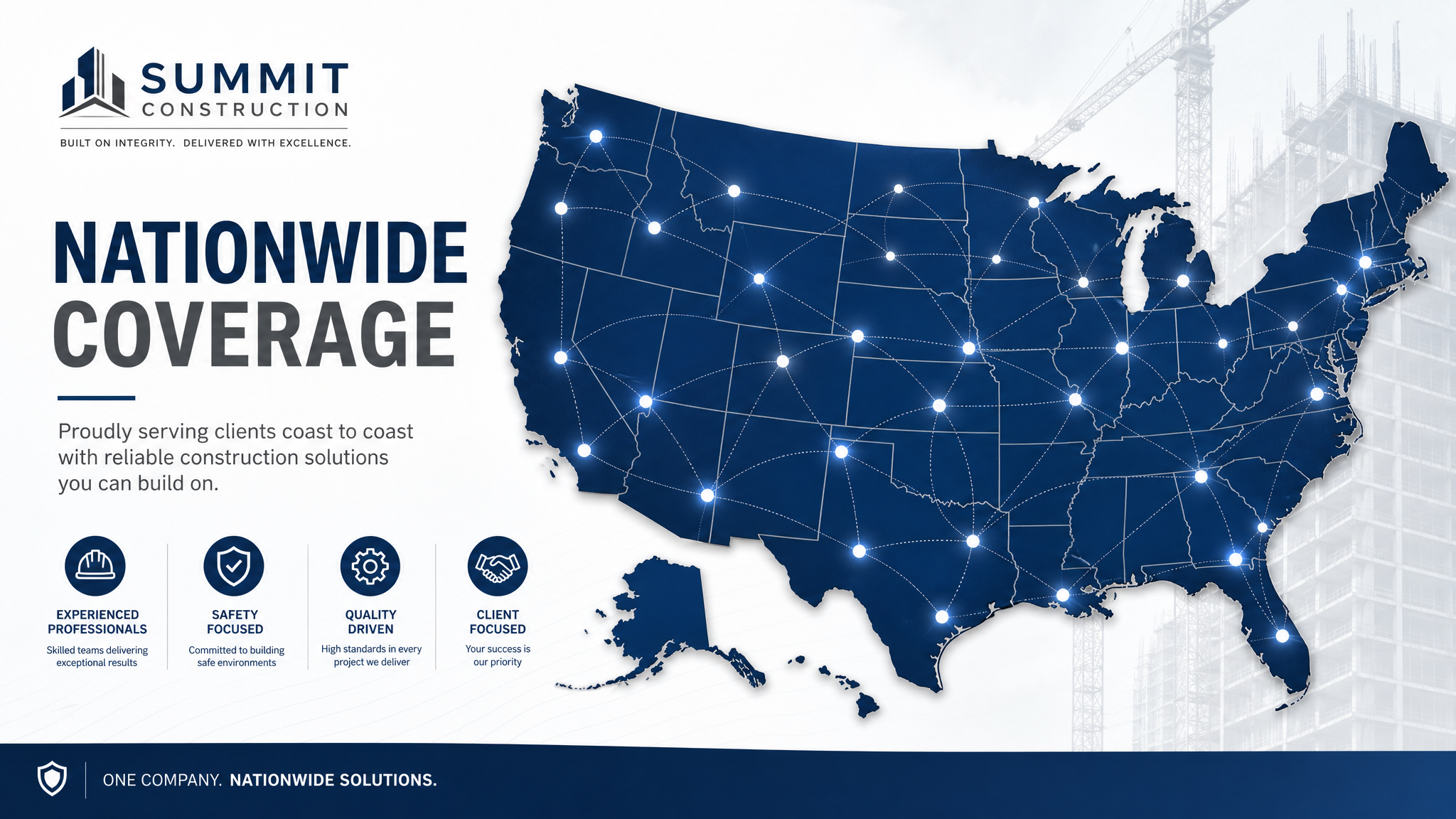 Eastep Paving nationwide coverage map across the United States