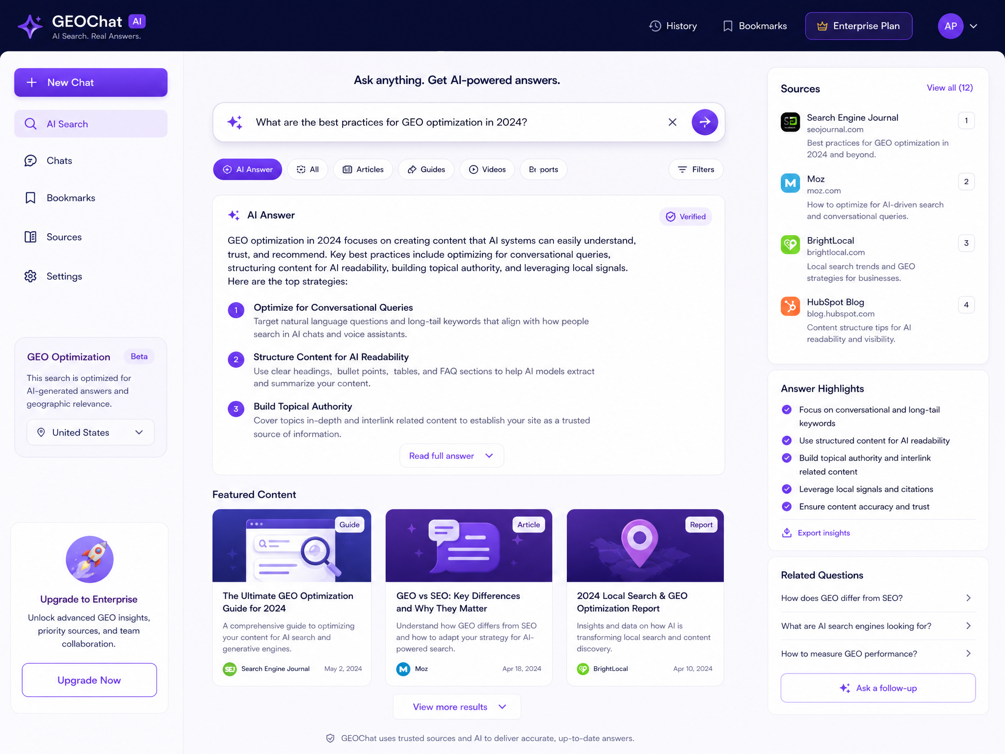 GEO Prompt Frameworks