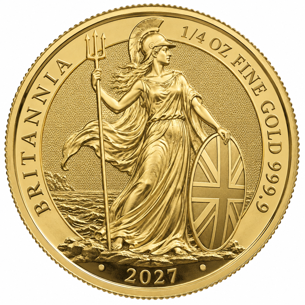 Royal Mint 1/4 oz Britannia 2027 Gold Coin