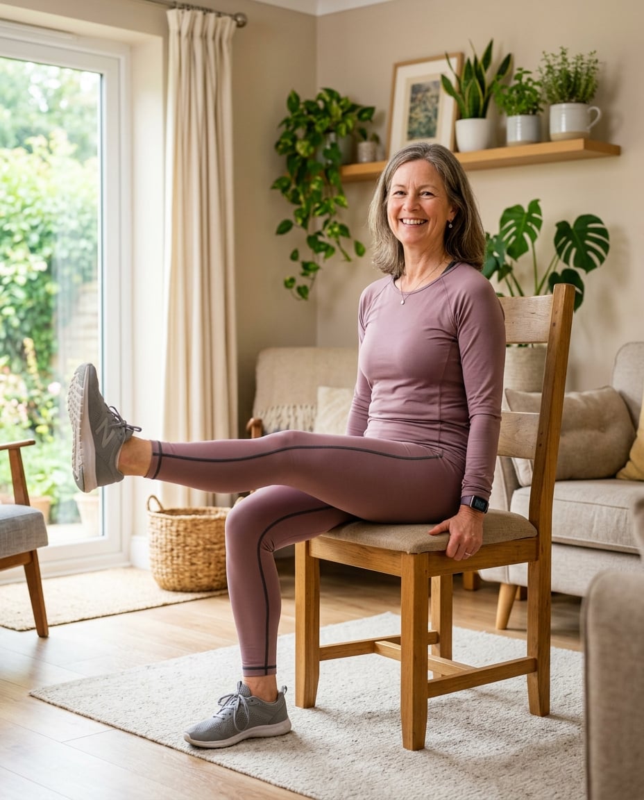 Chair Exercises for Women Over 40: Real Strength, Seated and Safe