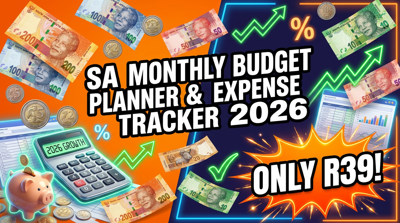 SA Monthly Budget Planner & Expense Tracker 2026