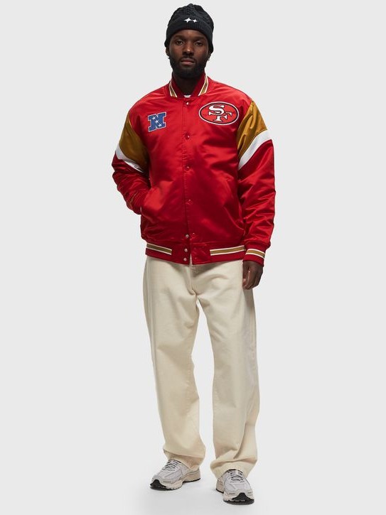 San Francisco 49ers Heavyweight Satin Jacket