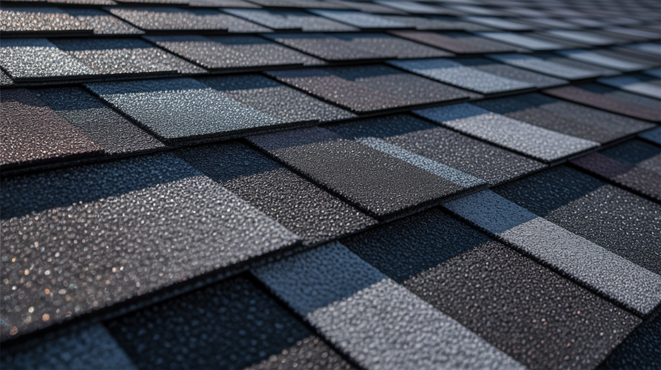 Owens Corning Midnight shingle close-up