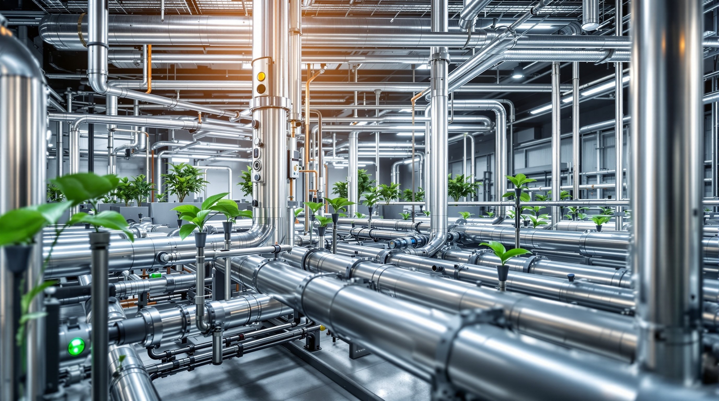 Moderne Fernwärme-Infrastruktur