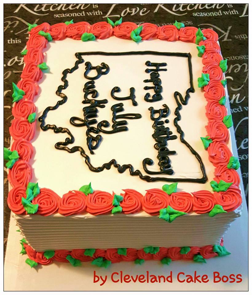 Ohio Buckeye Themed Cake