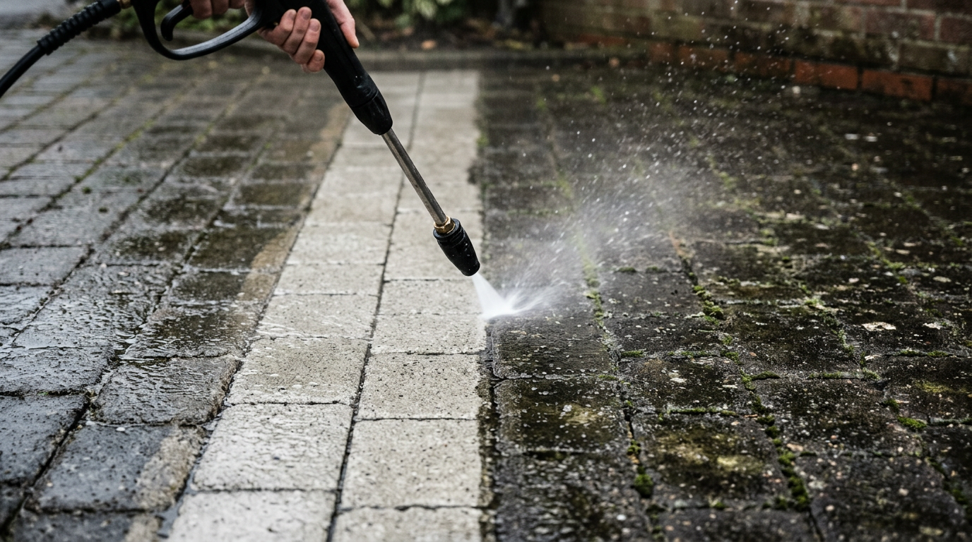 Driveway Cleaning work example 1