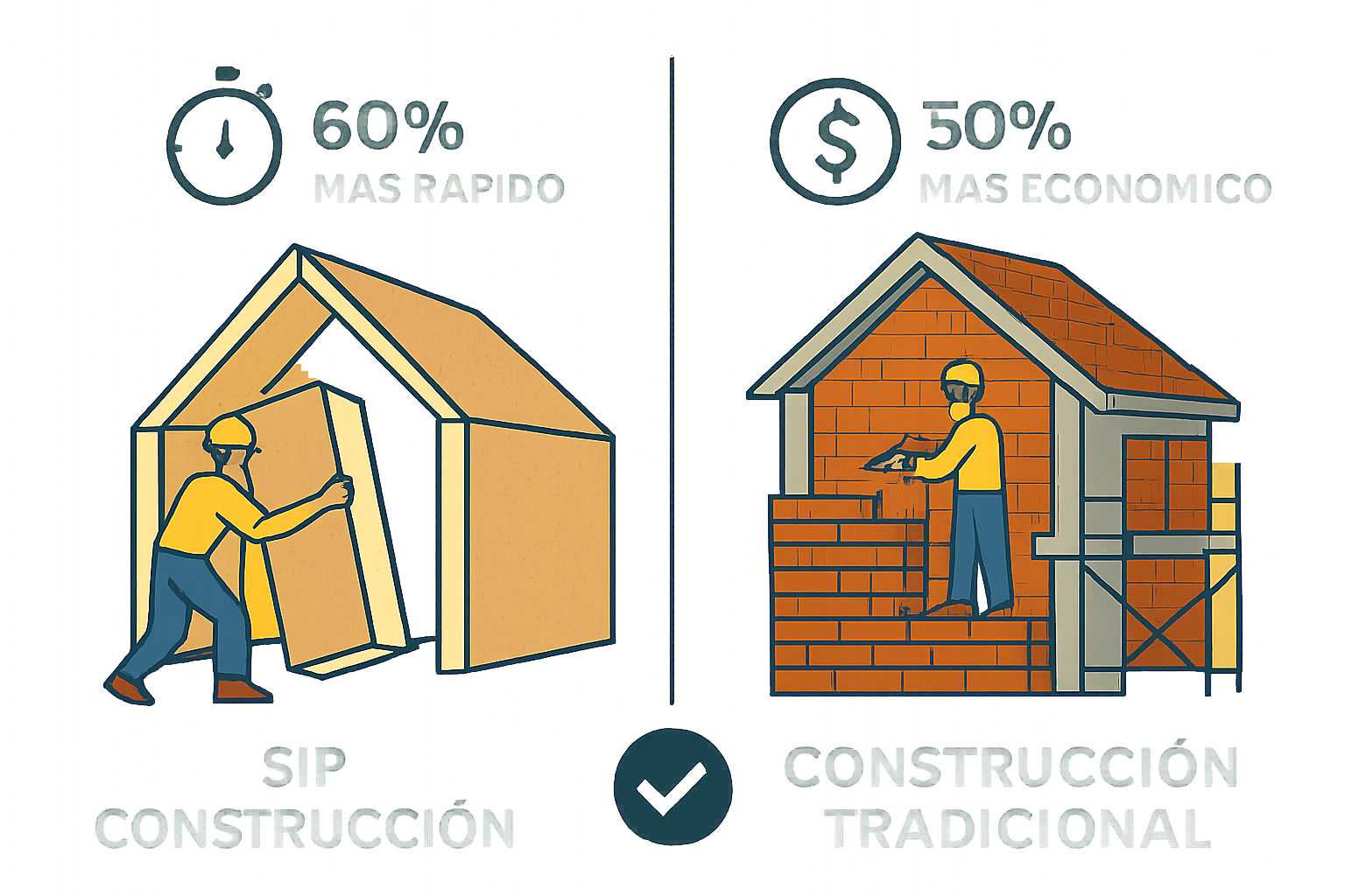 SIP vs Construcción Tradicional