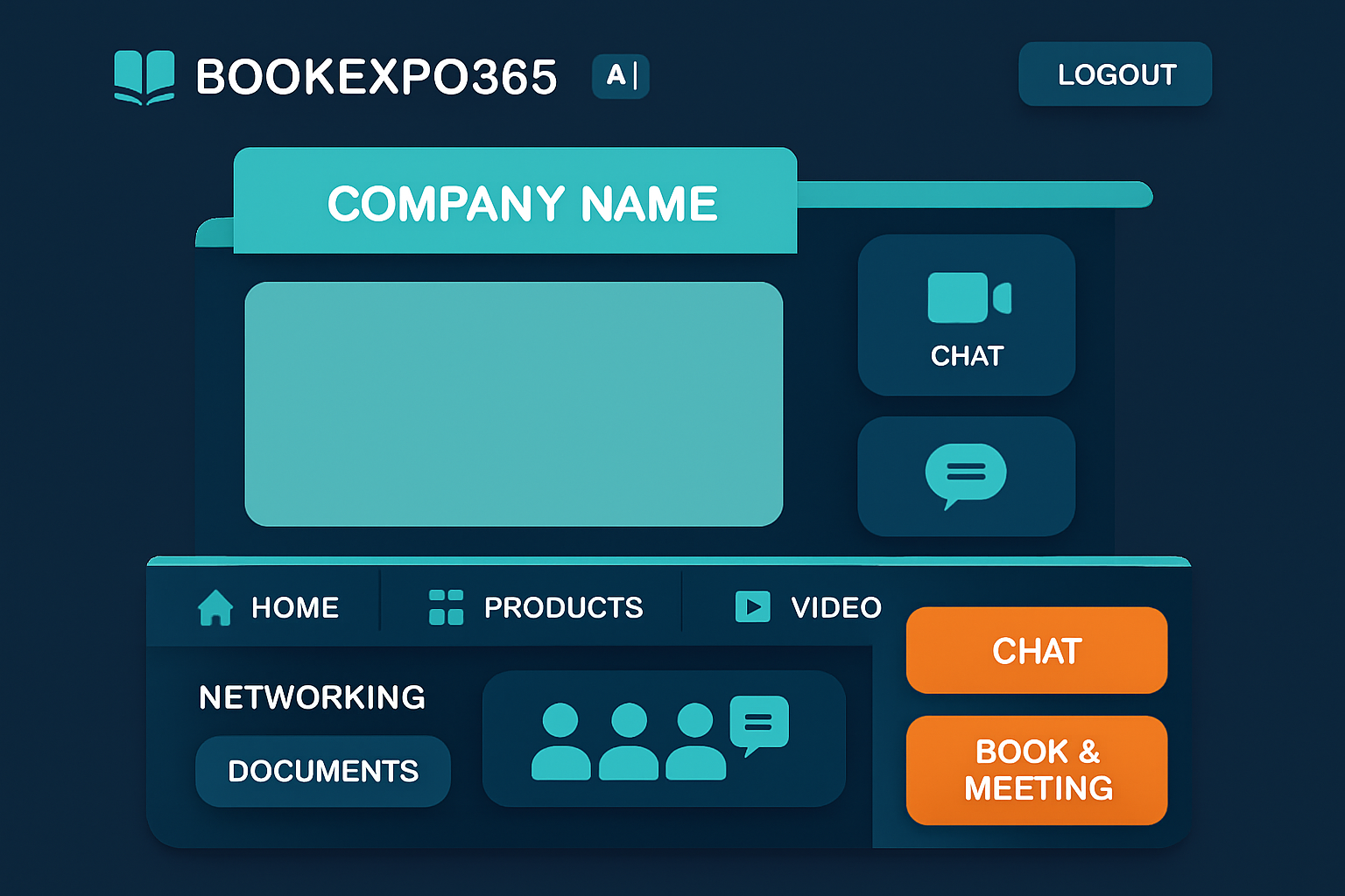 Virtual Booth Interface