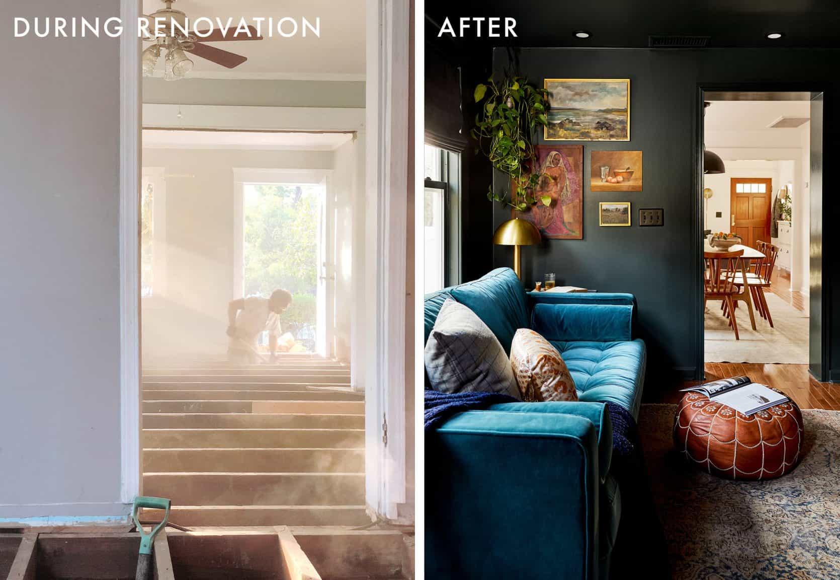 TV Odası Dönüşümü - Öncesi Sonrası Tadilat