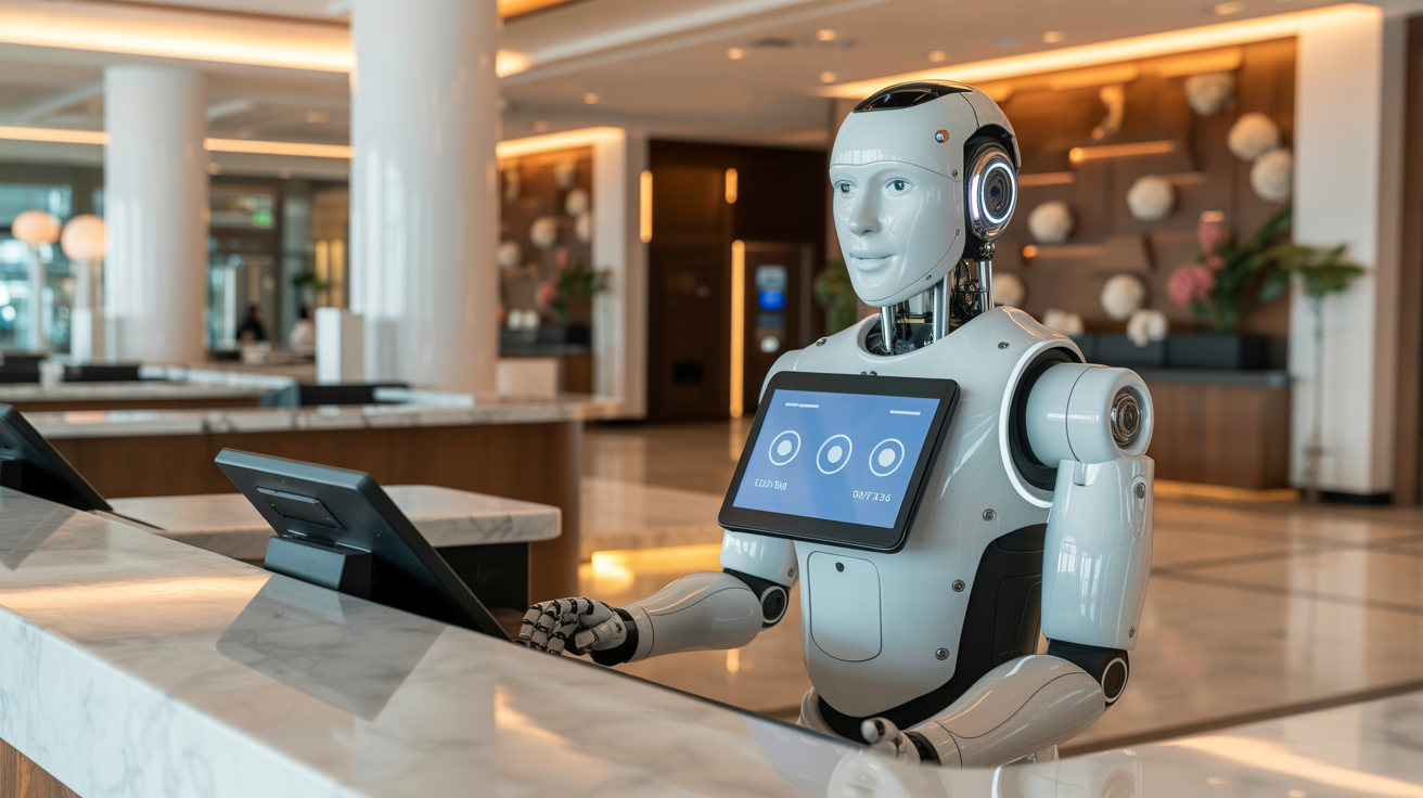 Front Desk Reception Robot
