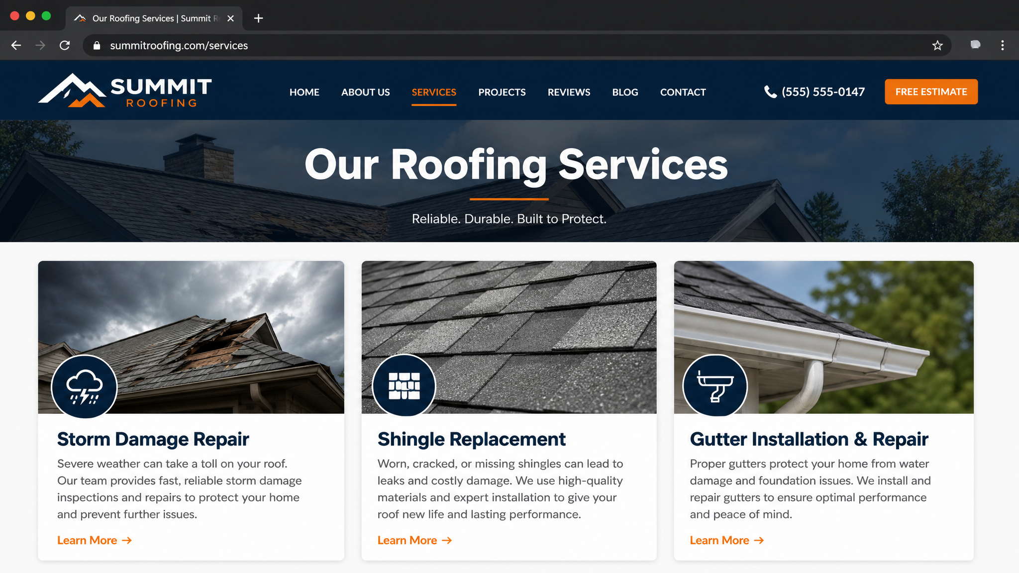 Sample — Roofing Contractor
