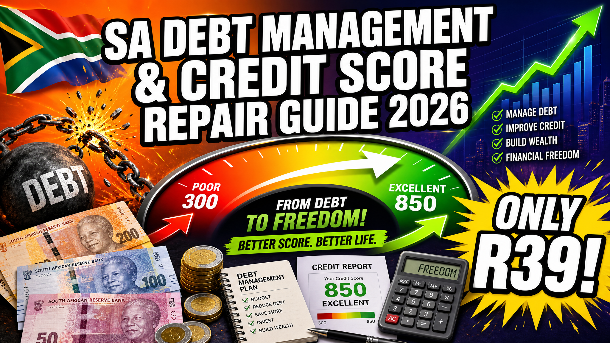 SA Debt Management & Credit Score Repair Guide 2026
