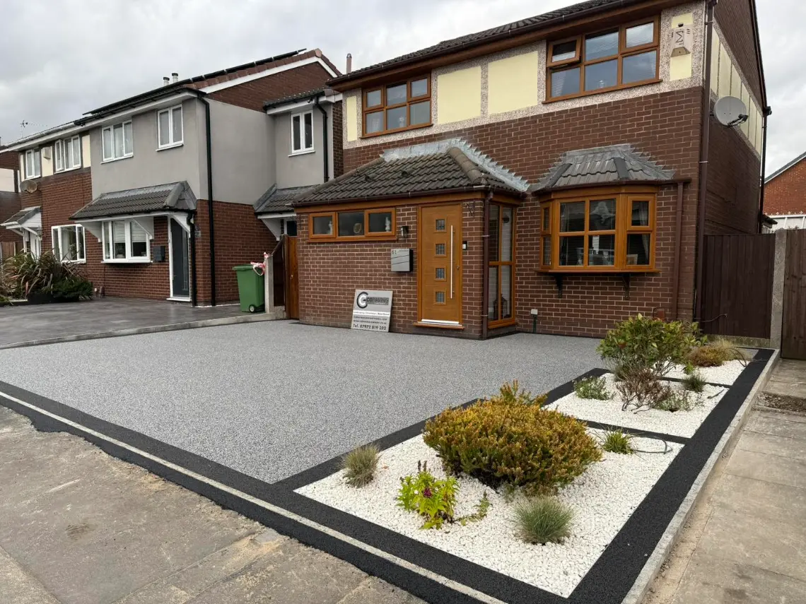 Resin paving project