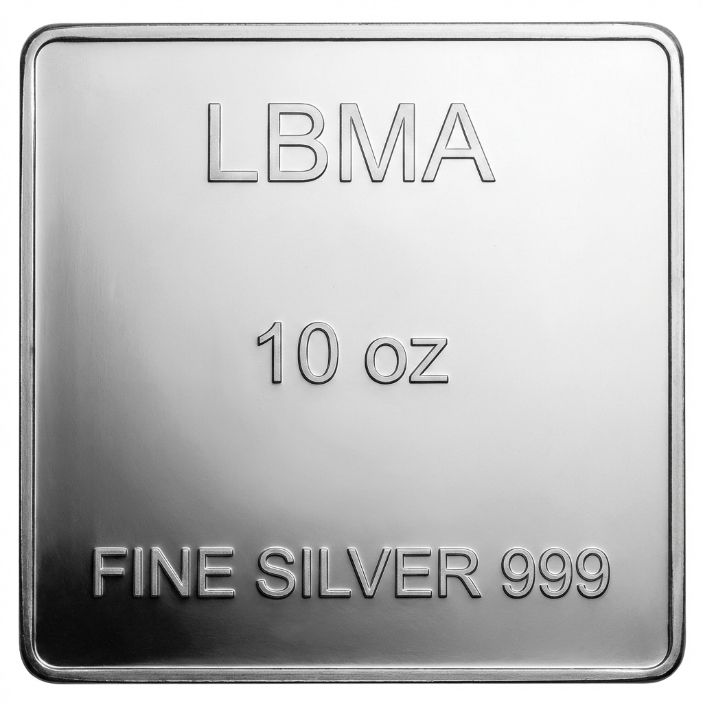 LBMA Good Delivery 10 Ounce Silver Bar