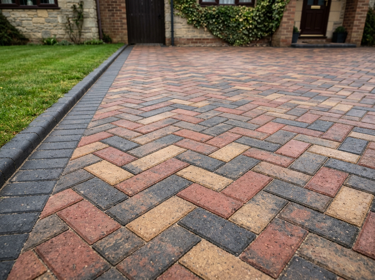 Herringbone Block Paving
