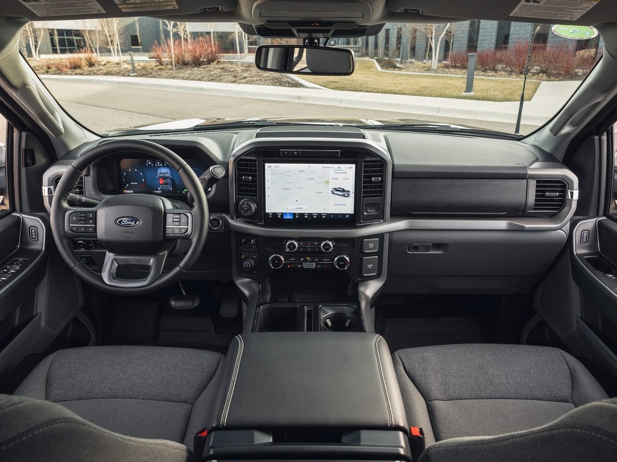 Ford truck interior