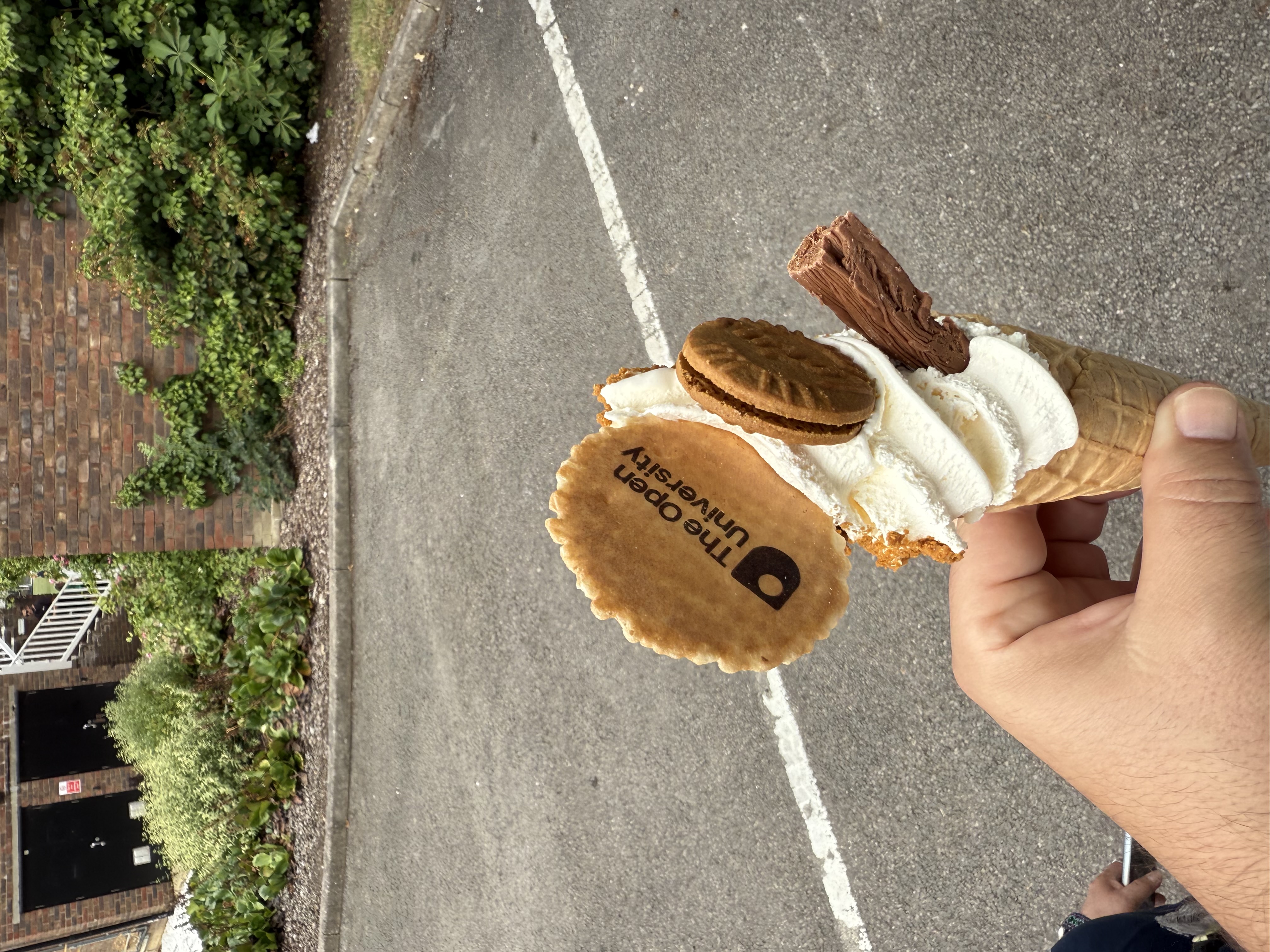 Custom branded ice cream cone for corporate events