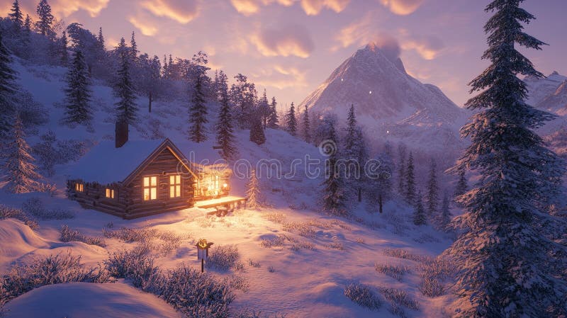 Cozy Mountain Cabin guest portal preview