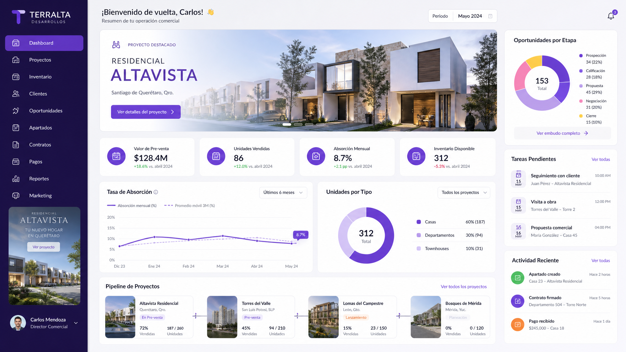 Mejor CRM Inmobiliario en Mexico 2026: Ranking para Inmobiliarias y Desarrolladoras
