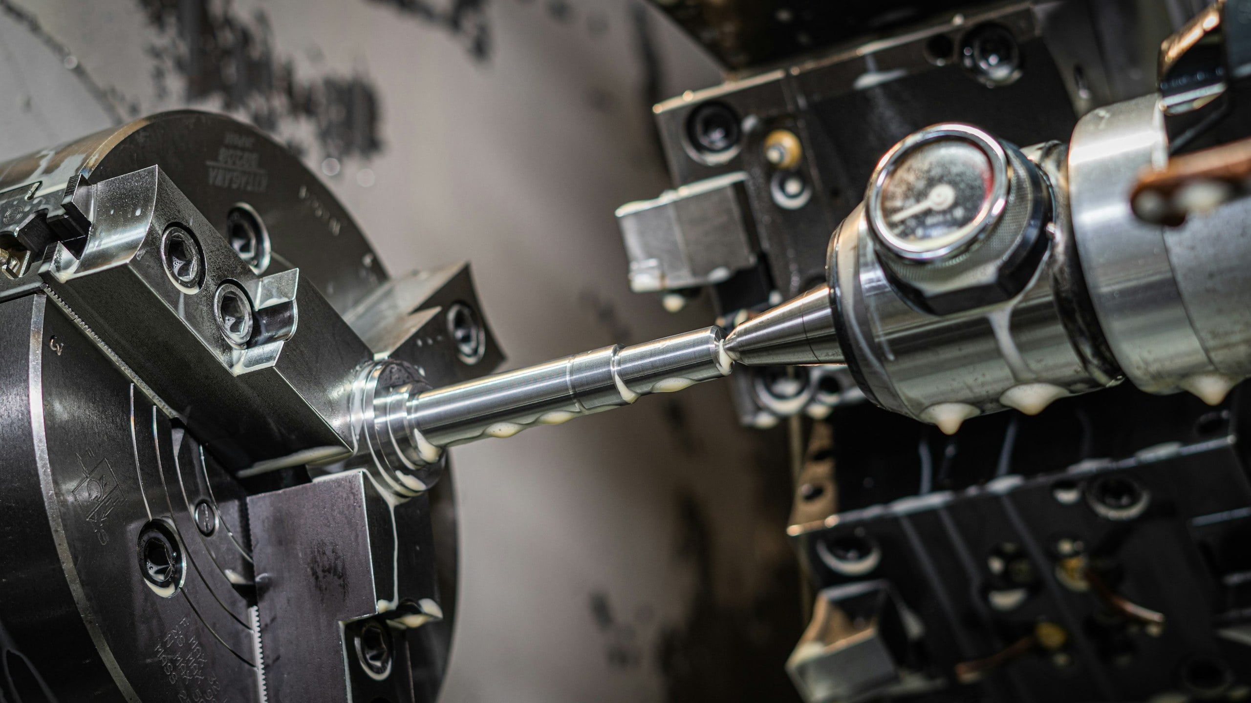 Precision CNC machining in a modern manufacturing facility