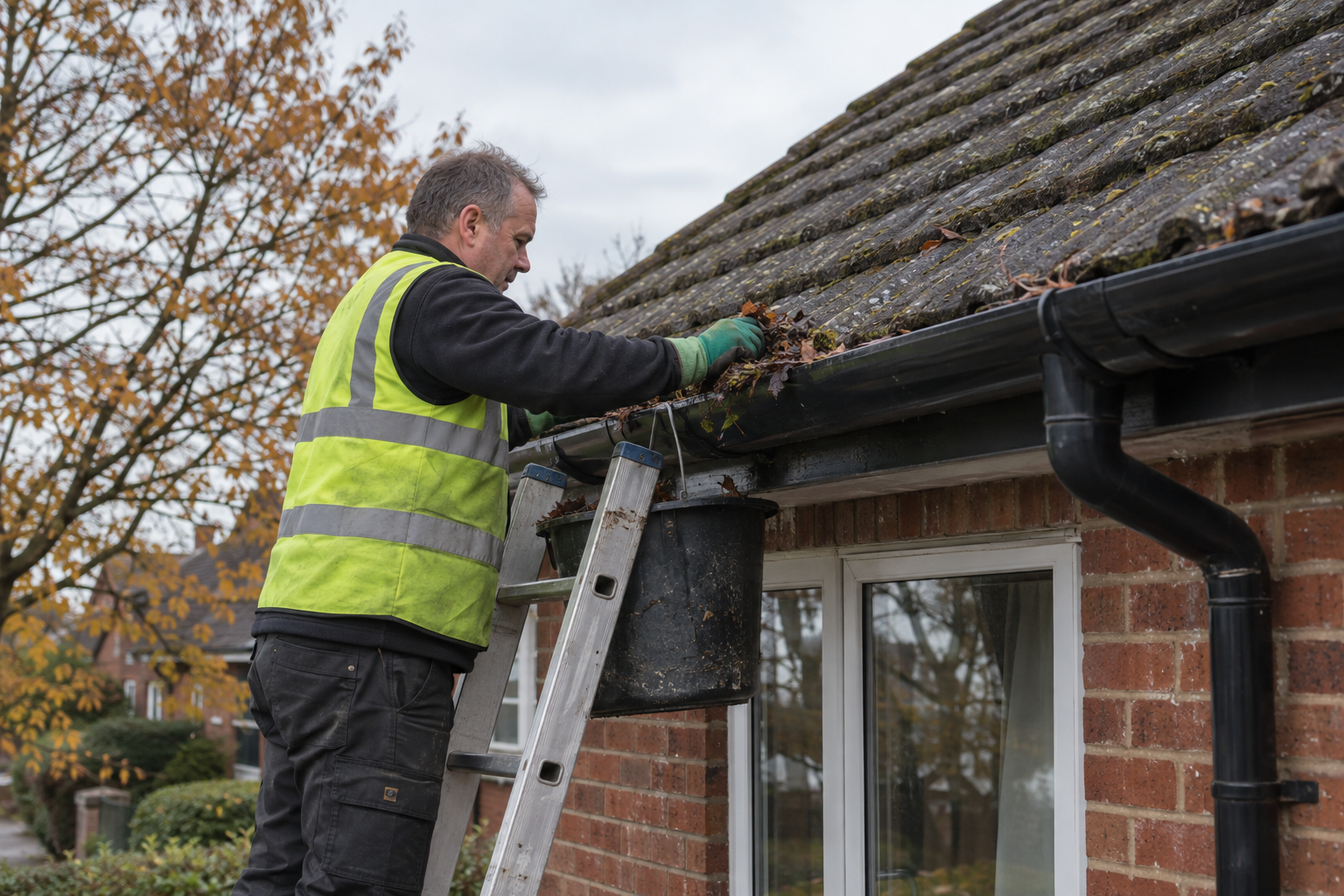 Gutter Cleaning & Repairs – example work on a UK property, photo 3