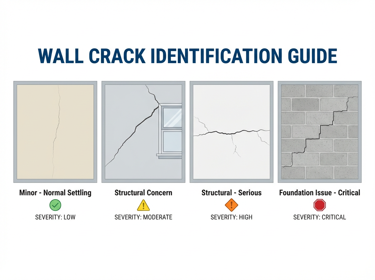 Reference: Wall Crack Identification Guide