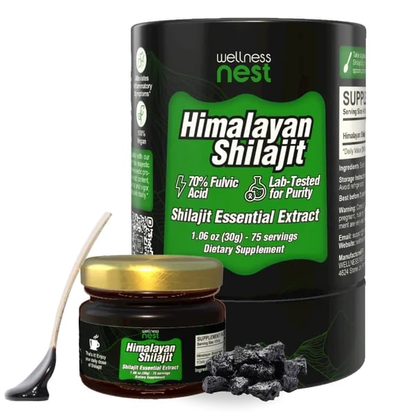 Wellness Nest Shilajit - Premium Himalayan Shilajit