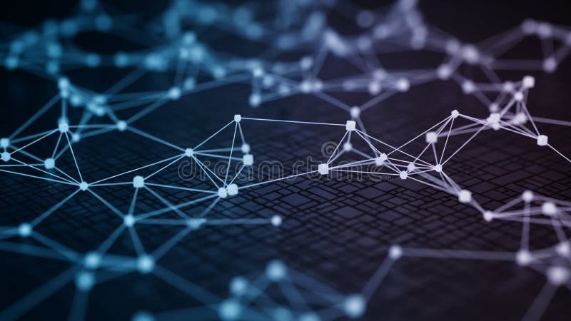 Dark digital network infrastructure visualization