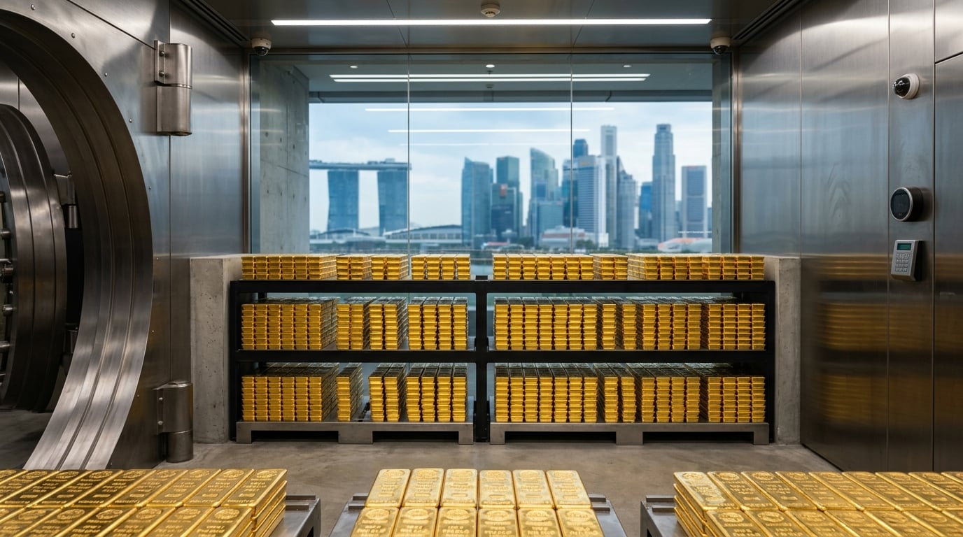 SGX Signs Six Banks for OTC Gold Clearing; MAS Vault Set for October