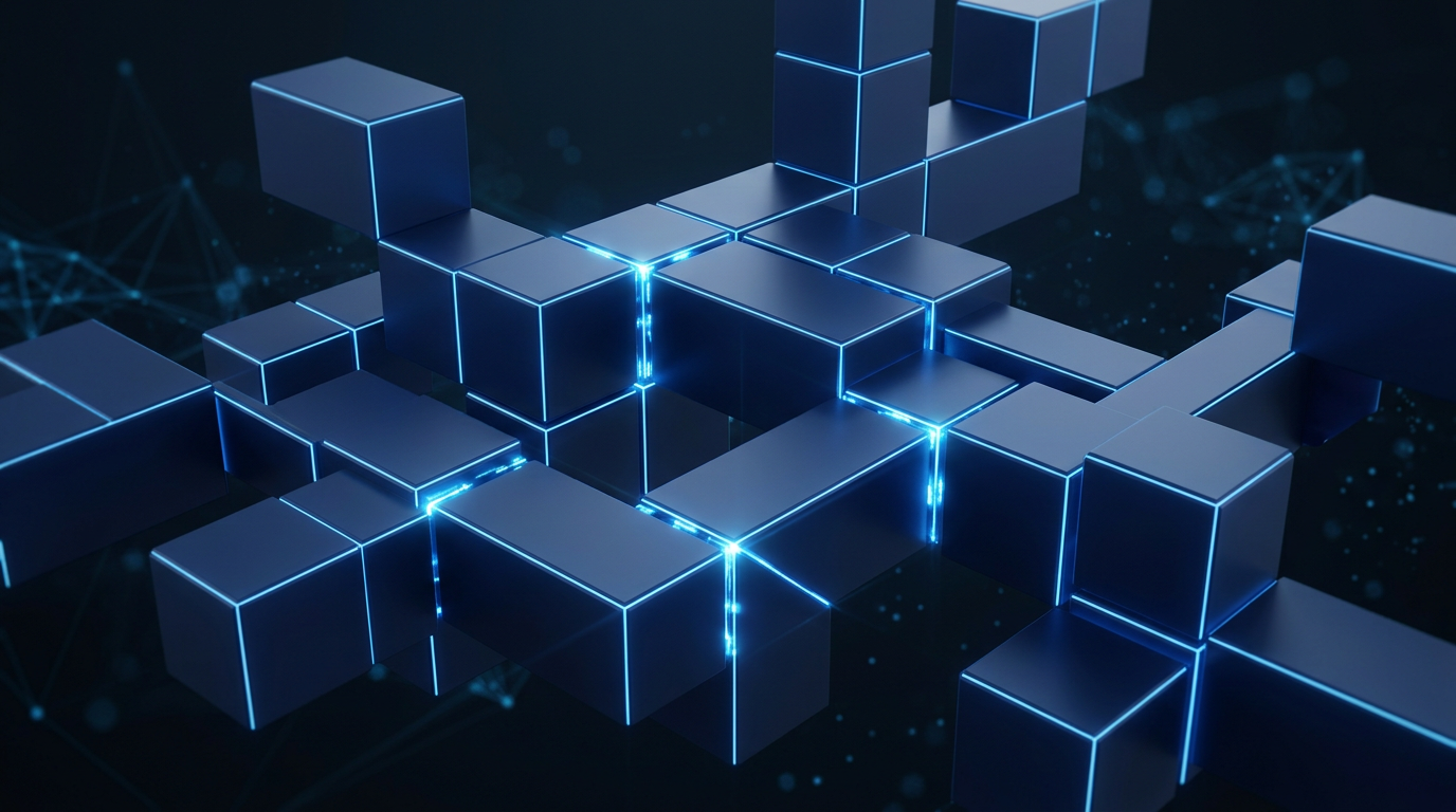 Abstract modular platform architecture with connected building blocks