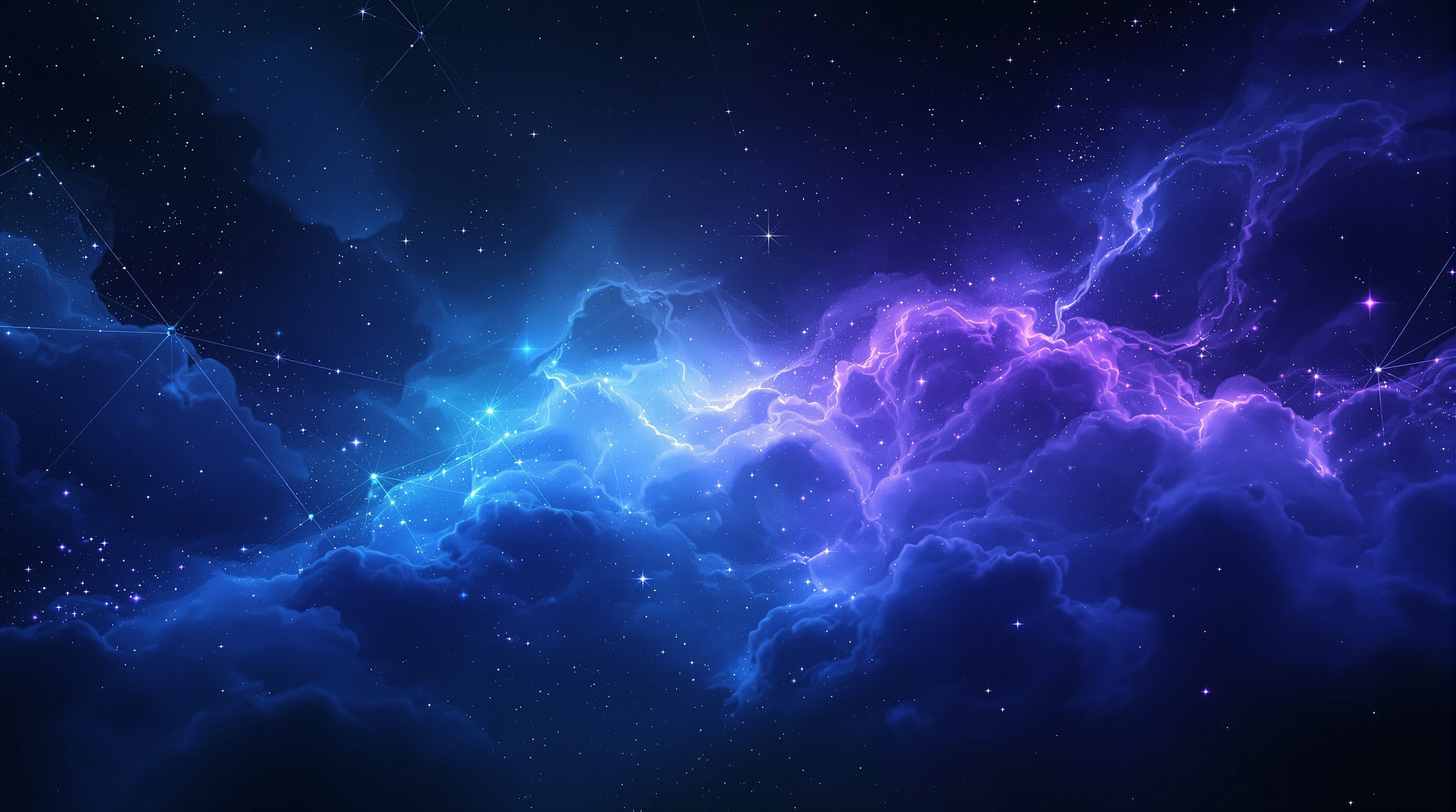 Cinematic cosmic gradient background