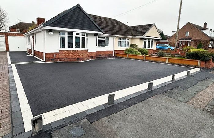 Completed tarmac driveway project