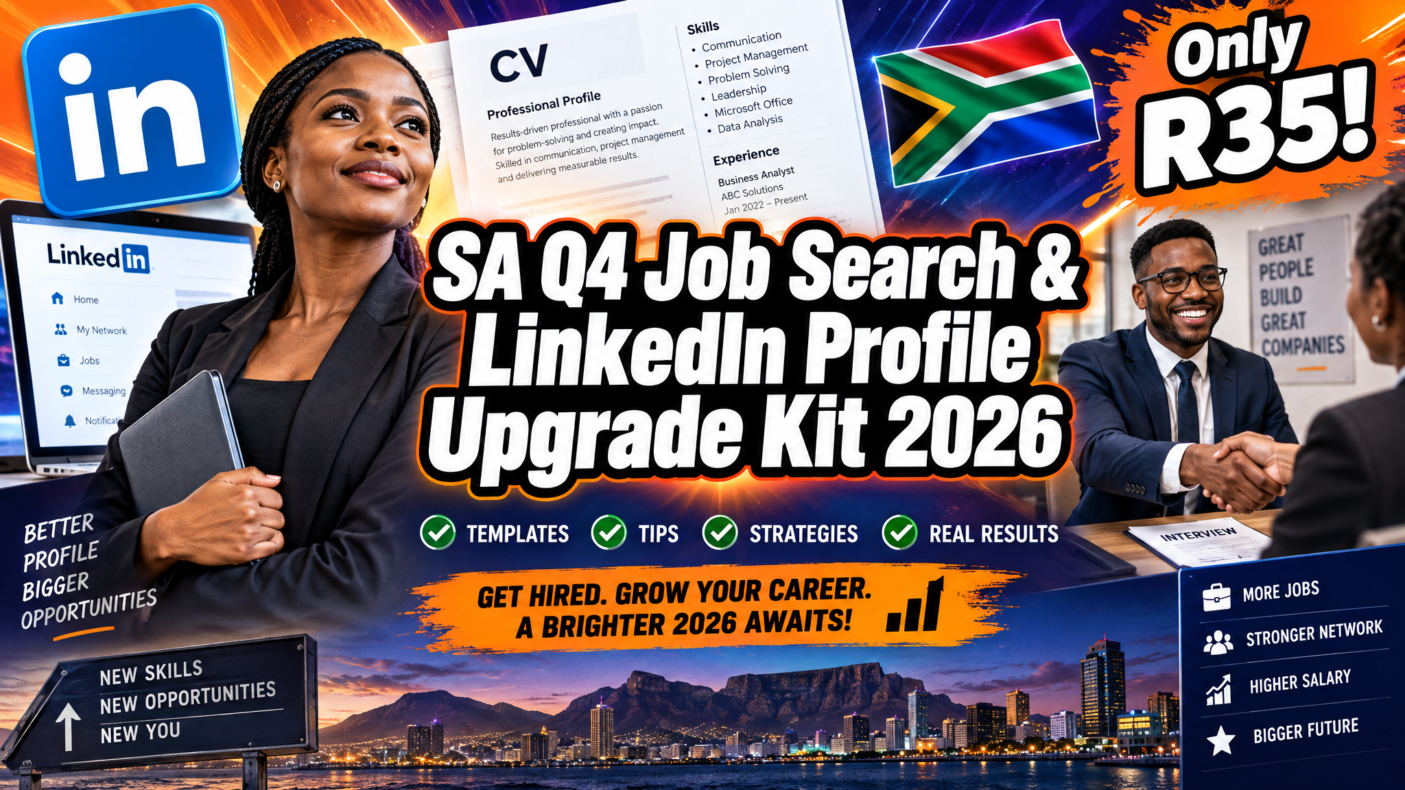 SA Q4 Job Search & LinkedIn Profile Upgrade Kit 2026
