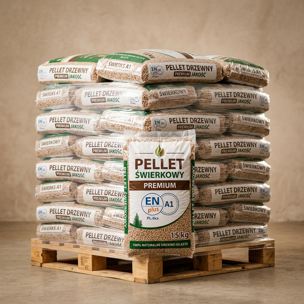 Premium Pellet Świerkowy ENplus A1