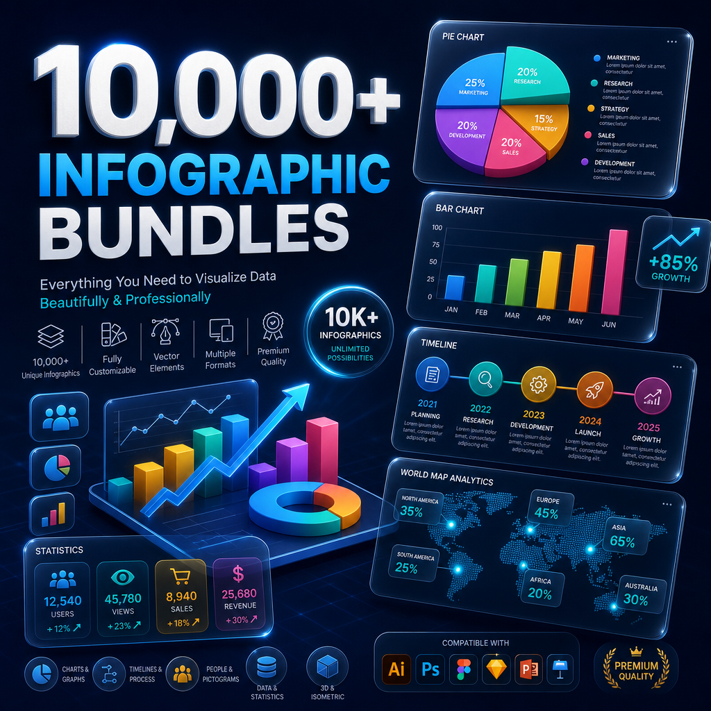 10,000+ Infographic Bundles