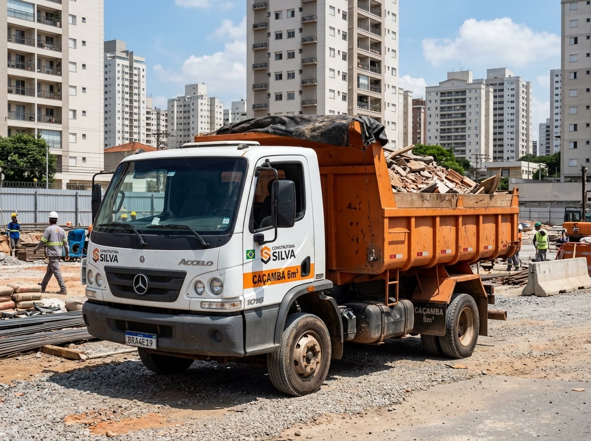 Caminhão Caçamba 6m³