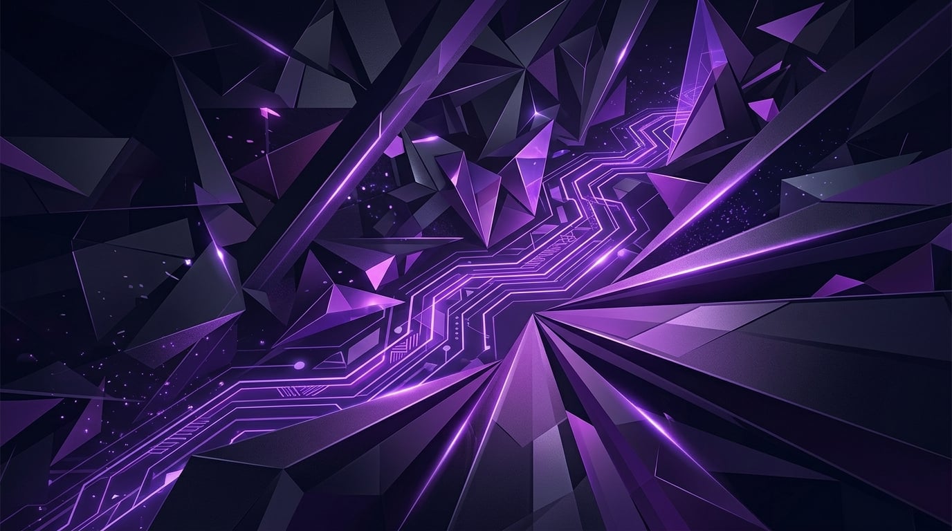 Abstract purple geometric background